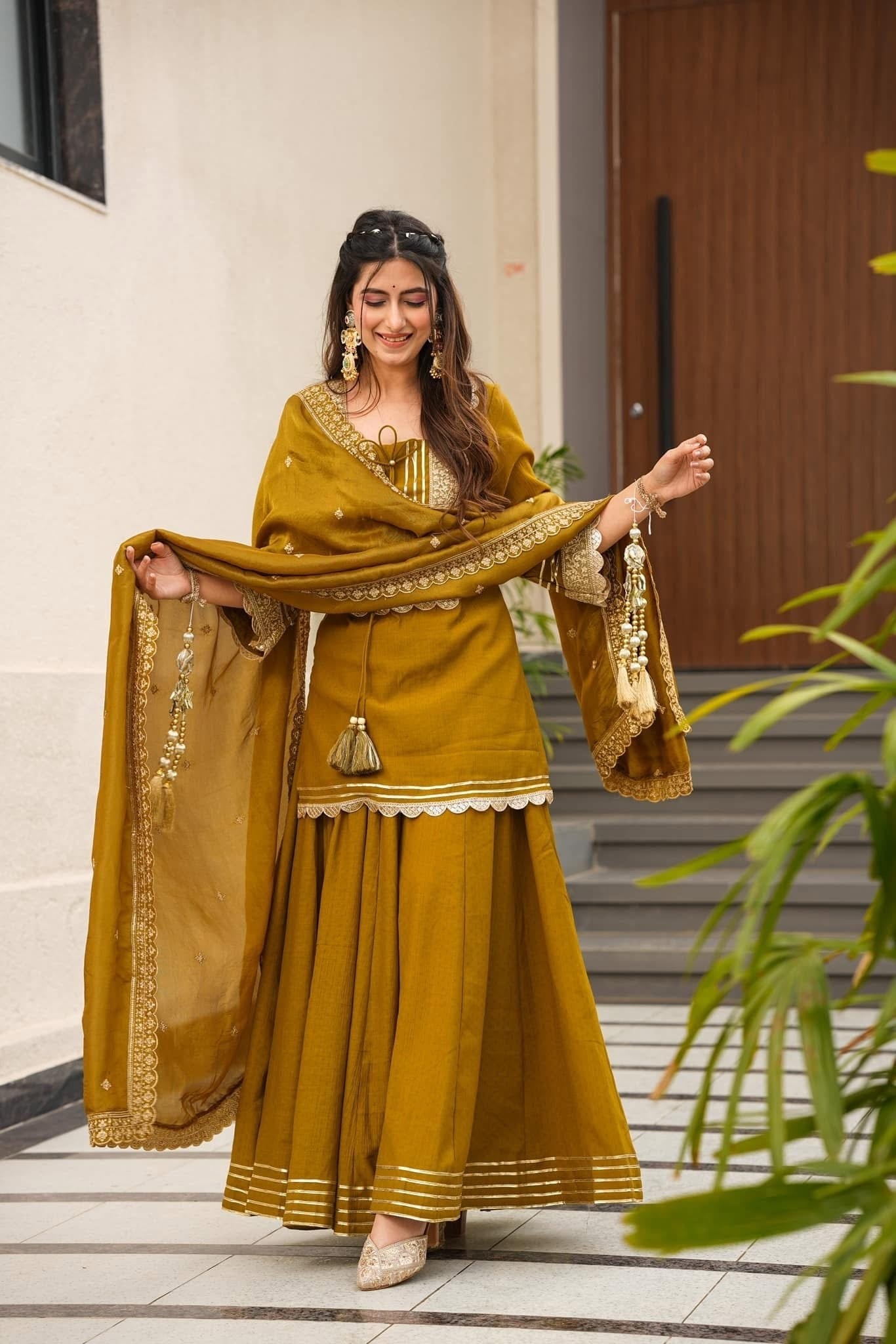 Premium Embroidered Anarkali Suit Set with Dupatta | Festive Ethnic Wear