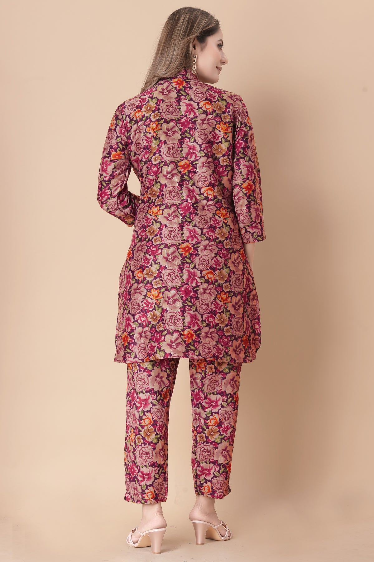 ILARAA Women's Floral Printed Rayon Co-Ord Set | Premium 100% Rayon | 2 Piece Top & Pant Set