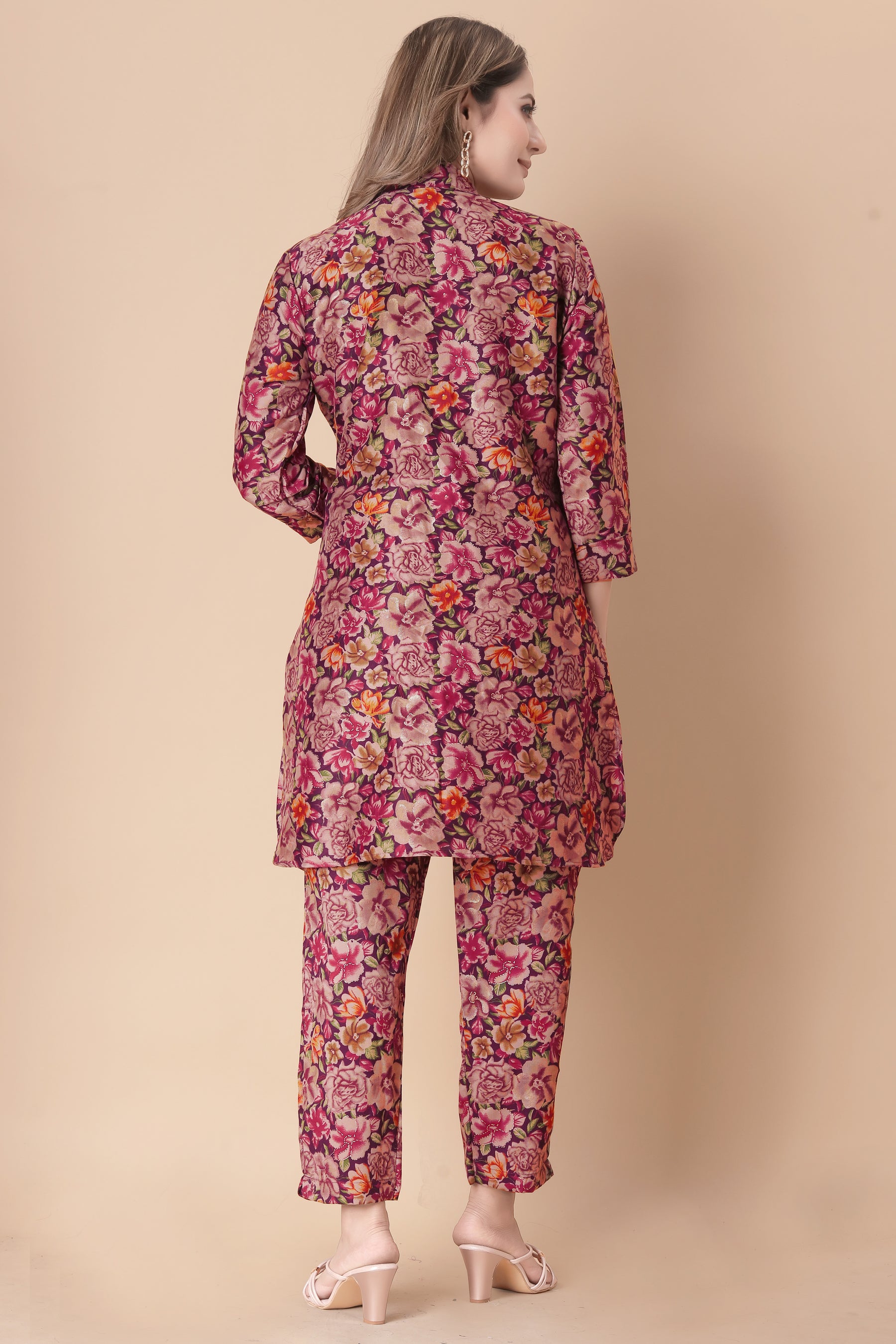 ILARAA Women's Floral Printed Rayon Co-Ord Set | Premium 100% Rayon | 2 Piece Top & Pant Set