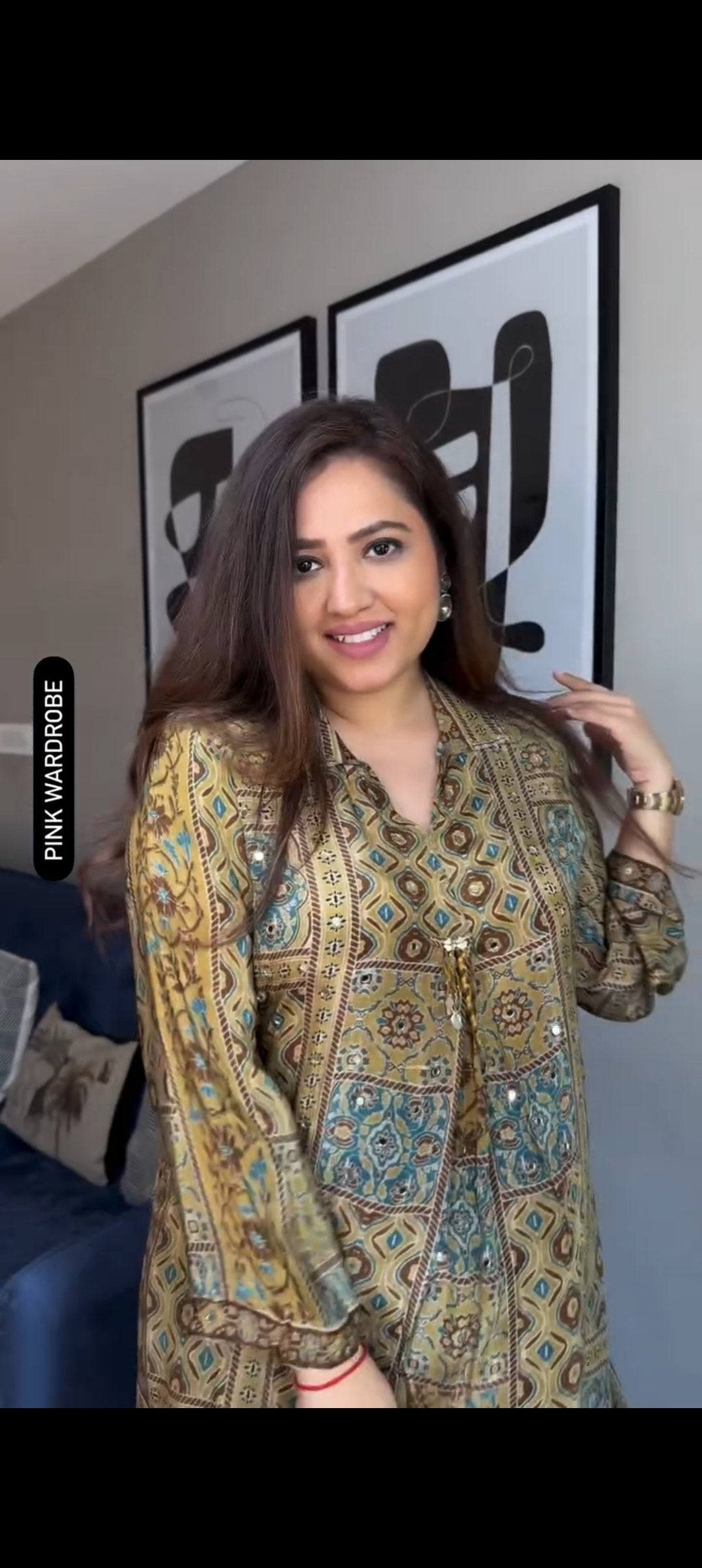 Designer Printed Kurta Palazzo Set for Women