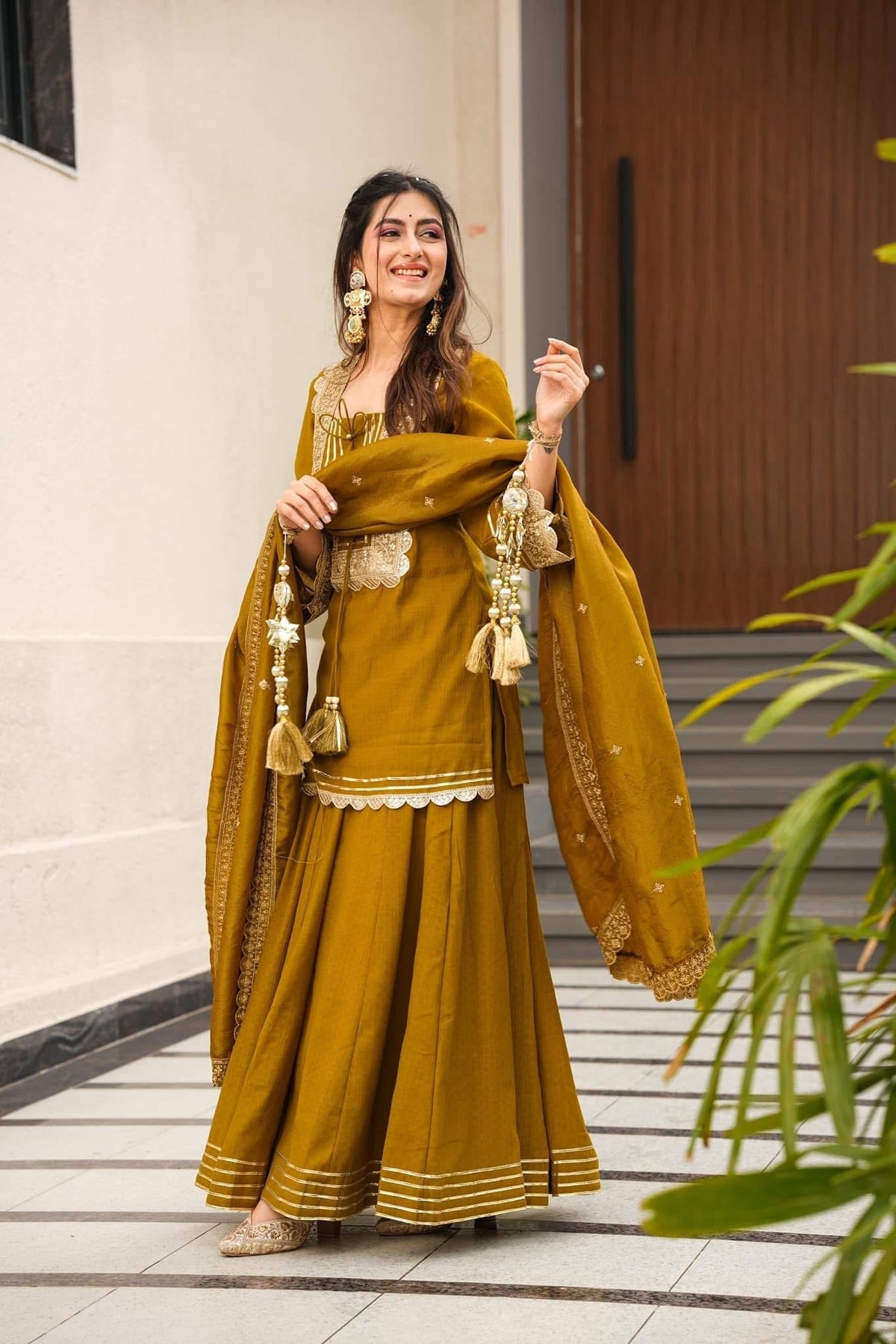 Premium Embroidered Anarkali Suit Set with Dupatta | Festive Ethnic Wear