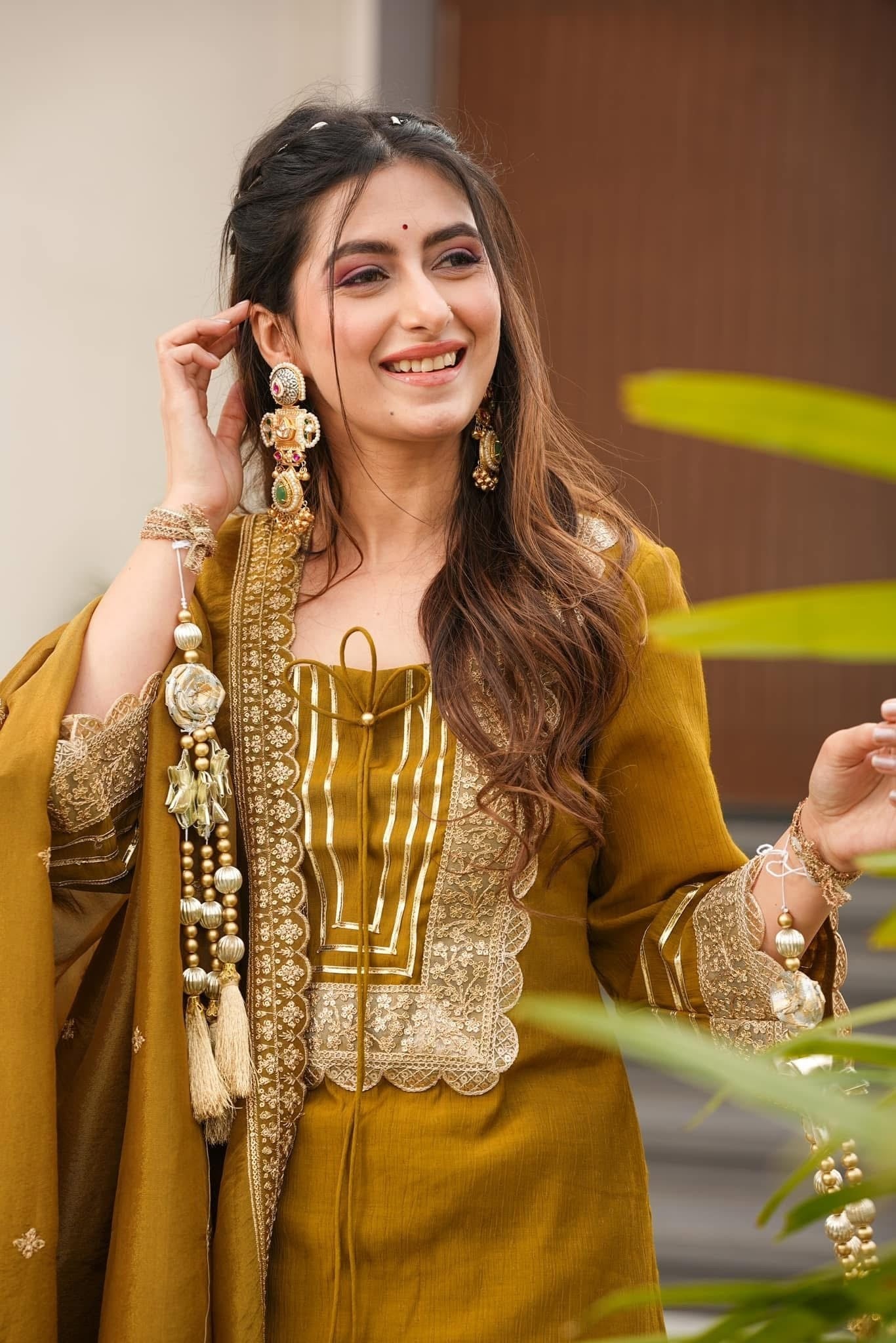 Premium Embroidered Anarkali Suit Set with Dupatta | Festive Ethnic Wear