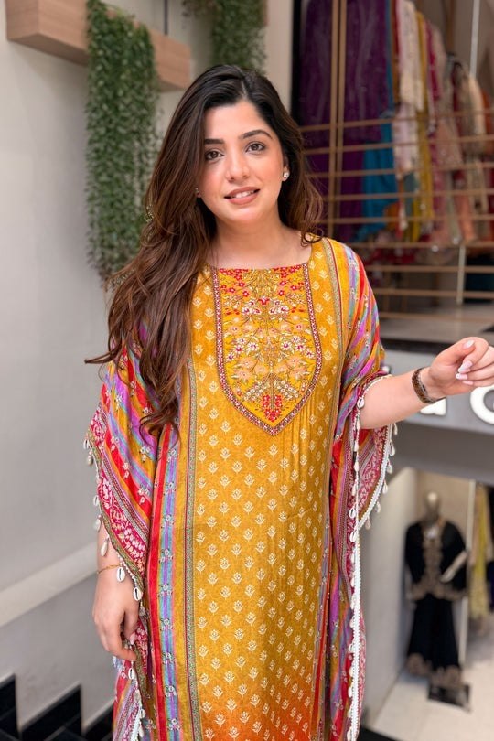 Designer Printed 3 Piece Pakistani Suit Set with Dupatta | Ethnic Salwar Suit