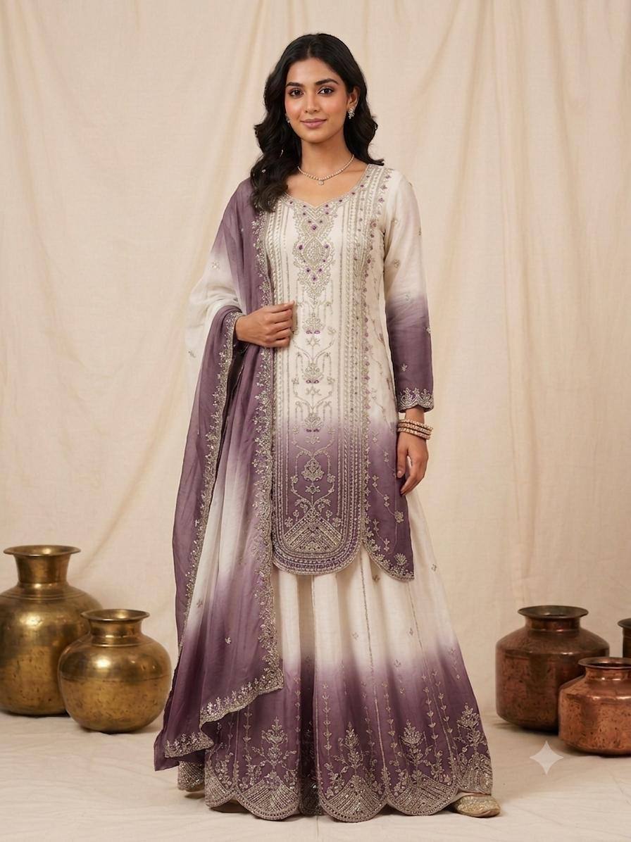 Designer Embroidered Anarkali Suit Set with Dupatta – Festive & Wedding Wear