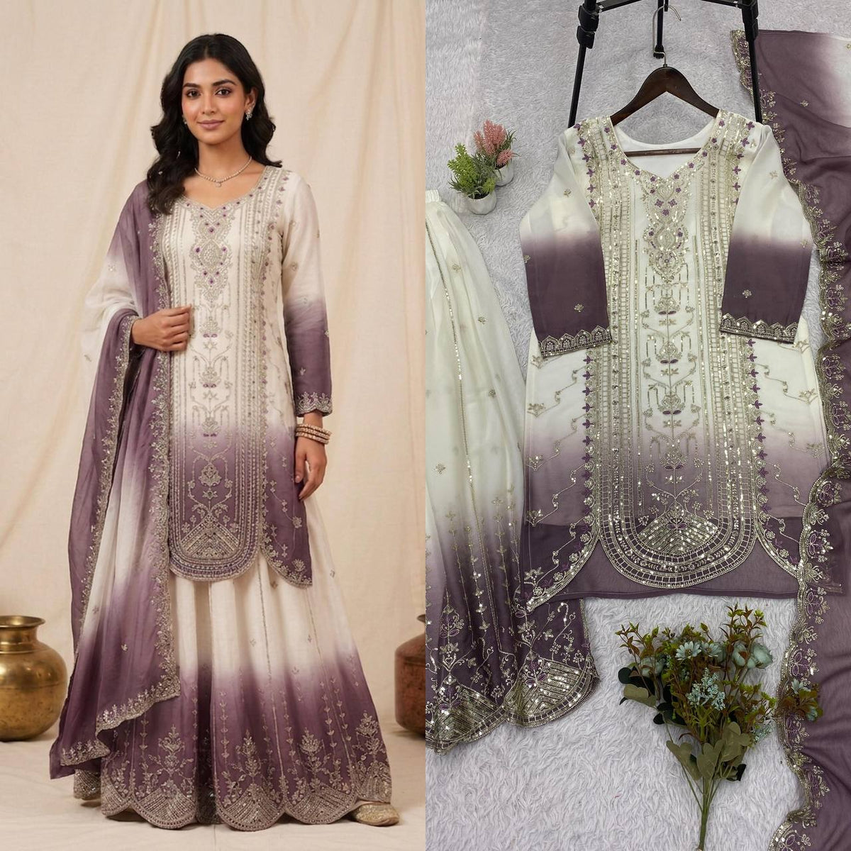 Designer Embroidered Anarkali Suit Set with Dupatta – Festive & Wedding Wear