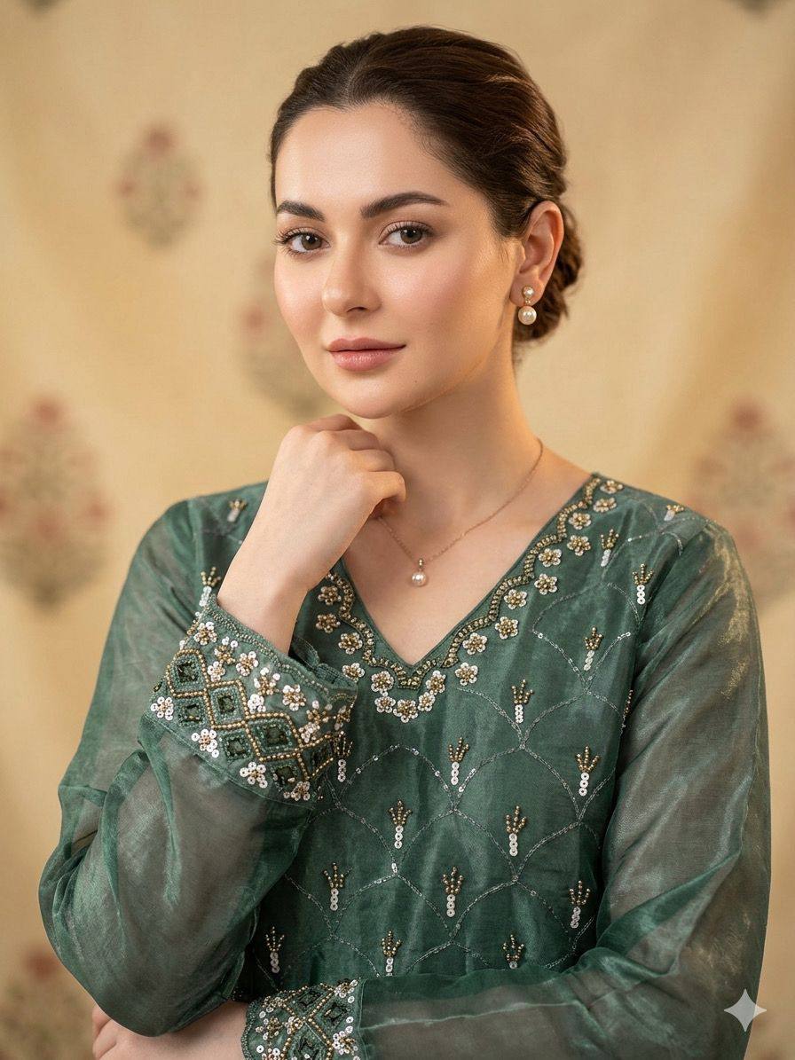 Designer Embroidered Kurta Palazzo Dupatta Set | Festive Ethnic 3 Piece Suit